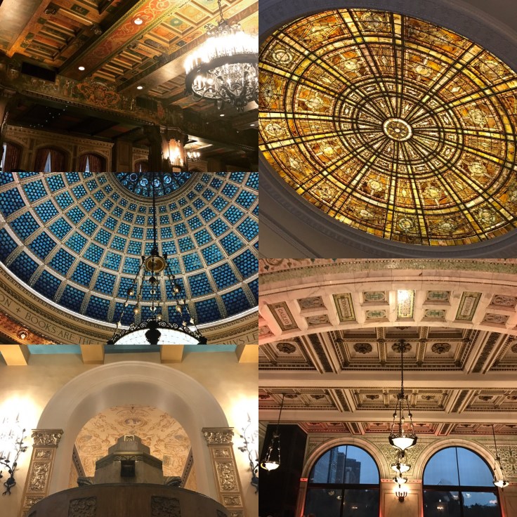 Tiffany Dome, glass ceilings, Fuller Auditorium (c) Renee M. Wilmeth